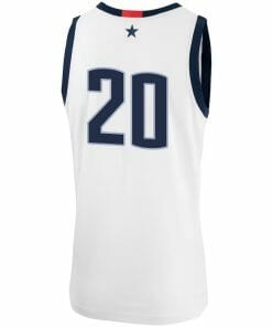Andrew Hurley Jersey UConn Huskies College Basketball No Name White #20