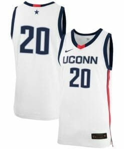 Andrew Hurley Jersey UConn Huskies College Basketball No Name White #20