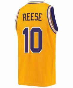Angel Reese Jersey LSU Tigers Basketball 2023 NCAA College Retro Gold 101 2