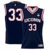 Apostolos Roumoglou Jersey UConn Huskies College Basketball No Name Navy #33