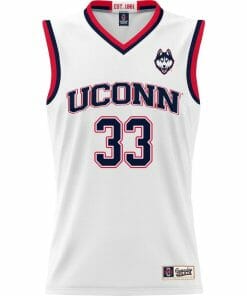 Apostolos Roumoglou Jersey UConn Huskies College Basketball White 331 1