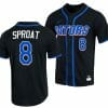 Brandon Sproat Jersey Florida Gators Baseball NCAA College Black Full-Button #8