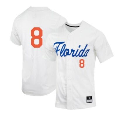 Brandon Sproat Jersey Florida Gators Baseball NCAA College White Alumni #8 6 Brandon Sproat Jersey Florida Gators Baseball NCAA College White Alumni #8