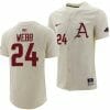 Braydon Webb Jersey Arkansas Razorbacks College Baseball Full-Button Natural #24