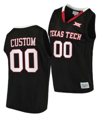 Custom Texas Tech Jersey Name and Number College Basketball Alumni Black 6 Custom Texas Tech Jersey Name and Number College Basketball Alumni Black
