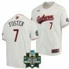 Cole Foster Jersey Auburn Tigers Baseball NCAA College 2022 World Series White #7