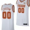 Custom Texas Longhorns Jersey Name and Number College Basketball White Limited