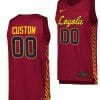 Custom Loyola Ramblers Jersey Name and Number College Basketball Maroon