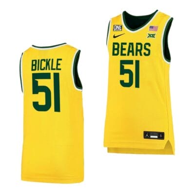 Caitlin Bickle Jersey Baylor Bears College Basketball NCAA eligibility Jersey 2023 WNBA Draft Yellow #51 6 Caitlin Bickle Jersey Baylor Bears College Basketball NCAA eligibility Jersey 2023 WNBA Draft Yellow #51