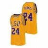 Cameron Thomas Jersey LSU Tigers Basketball 2023 Draft Prospect NCAA College Gold #24
