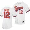 Cooper Ingle Jersey Clemson Tigers College Baseball White #12
