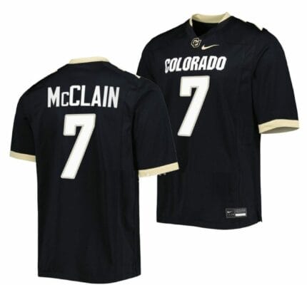 Cormani McClain Jersey Colorado Buffaloes College Football Untouchable Replica Black #7 8 Cormani McClain Jersey Colorado Buffaloes College Football Untouchable Replica Black #7