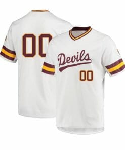 Custom Arizona State Baseball Jersey Sun Devils Name, Number College White