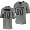 Custom Colorado Buffaloes Jersey Name and Number College Football Untouchable Game Grey