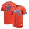 Custom Florida Gators Baseball Jersey Name and Number College Orange