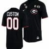 Custom Georgia Bulldogs Baseball Jersey Name and Number NCAA College 2022 National Champions Black 5 Custom Georgia Bulldogs Baseball Jersey Name and Number NCAA College 2022 National Champions Black