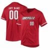 Custom Louisville Cardinals Jersey Name and Number Baseball College Red 3 Custom Louisville Cardinals Baseball Jersey Name and Number College Red