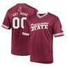 Custom Mississippi State Bulldogs Jersey Name and Number Baseball College Maroon 3 Custom Mississippi State Bulldogs Baseball Jersey Name and Number College Maroon