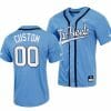 Custom North Carolina Jersey Tar Heels Name and Number NCAA College Blue 3 Custom North Carolina Jersey Tar Heels Name and Number NCAA College Blue