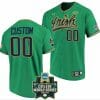 Custom Notre Dame Baseball Jersey Fighting Irish Name and Number NCAA 2022 College World Series Green 2 Custom Notre Dame Baseball Jersey Fighting Irish Name and Number NCAA 2022 College World Series Green