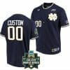 Custom Notre Dame Baseball Jersey Fighting Irish Name and Number NCAA 2022 College World Series Navy