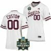 Custom Texas Aggies Baseball Jersey Name and Number NCAA College 2022 College World Series White SEC