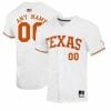 Custom Texas Longhorns Baseball Jersey Name and Number NCAA College White
