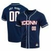 Custom UConn Huskies Baseball Jersey Name and Number College Navy