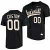 Custom Vanderbilt Commodores Baseball Jersey Name and Number NCAA College Replica Black