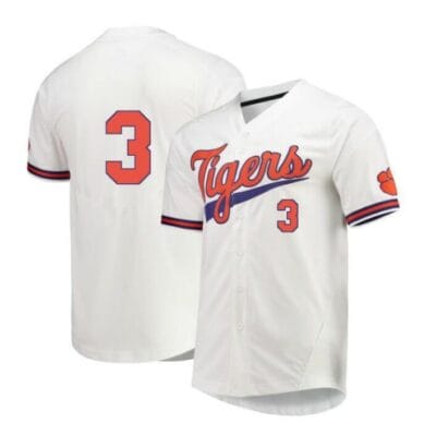 Dylan Brewer Jersey Clemson Tigers Baseball NCAA College White Alumni #3