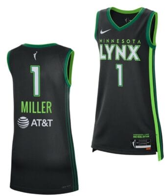 Diamond Miller Jersey Rebel Edition Minnesota Lynx College Basketball 2023 WNBA Draft Black #1