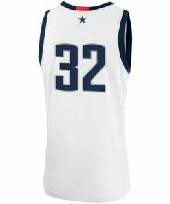 Donovan Clingan Jersey UConn Huskies College Basketball No Name White 321 2