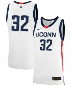 Donovan Clingan Jersey UConn Huskies College Basketball No Name White #32