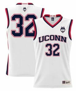 Donovan Clingan Jersey UConn Huskies College Basketball White #32