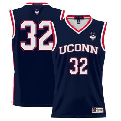 Donovan ClinganJersey UConn Huskies College Basketball No Name Navy #32