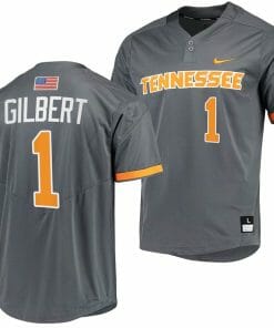 Drew Gilbert Jersey Tennessee Volunteers College Baseball Grey #1