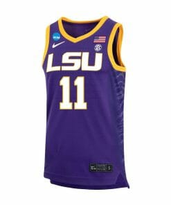 Alternative view of Emily Ward Jersey LSU Tigers Basketball 2023 NCAA College Purple #11