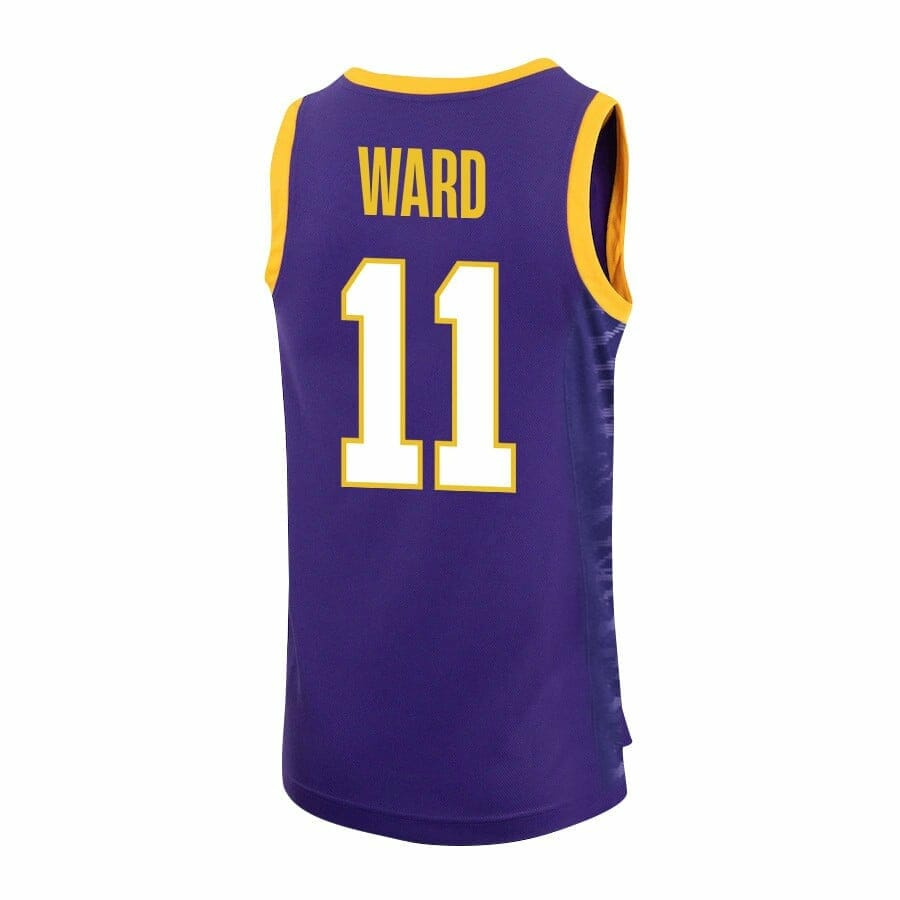 Emily Ward Jersey LSU Tigers Basketball 2023 NCAA College Purple #11 3 Emily Ward Jersey LSU Tigers Basketball 2023 NCAA College Purple #11