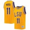 Emily Ward Jersey LSU Tigers Basketball 2023 NCAA College Retro Gold #11