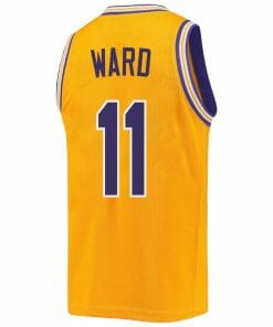 Emily Ward Jersey LSU Tigers Basketball 2023 NCAA College Retro Gold #11 6 Emily Ward Jersey LSU Tigers Basketball 2023 NCAA College Retro Gold #11