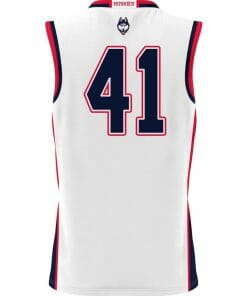 Alternative view of Emmett Hendry Jersey UConn Huskies College Basketball White #41