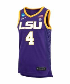 Alternative view of Flau'jae Johnson Jersey LSU Tigers Basketball 2023 NCAA College Purple #4