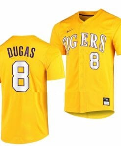 Gavin Dugas Jersey Lsu Tigers Baseball NCAA College Vapor Untouchable Elite Gold #8