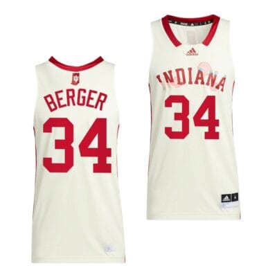 Grace Berger Jersey Indiana Hoosiers College Basketball NCAA eligibility Jersey 2023 WNBA Draft White #34
