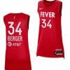 Grace Berger Jersey Rebel Edition Indiana Fever College Basketball 2023 WNBA Draft Red #34