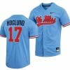 Gunnar Hoglund Jersey Ole Miss Rebels College Baseball Blue #17