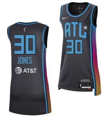 Haley Jones Jersey Rebel Edition Atlanta Dream College Basketball 2023 WNBA Draft Black #30