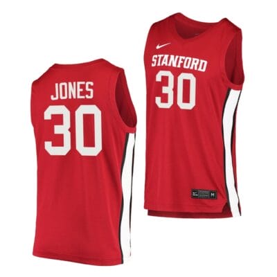 Haley Jones Jersey Stanford Cardinal College Basketball NCAA eligibility Jersey 2023 WNBA Draft Red #30