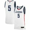 Hassan Diarra Jersey UConn Huskies College Basketball No Name White #5