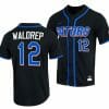 Hurston Waldrep Jersey Florida Gators College Baseball Full-Button Black #12